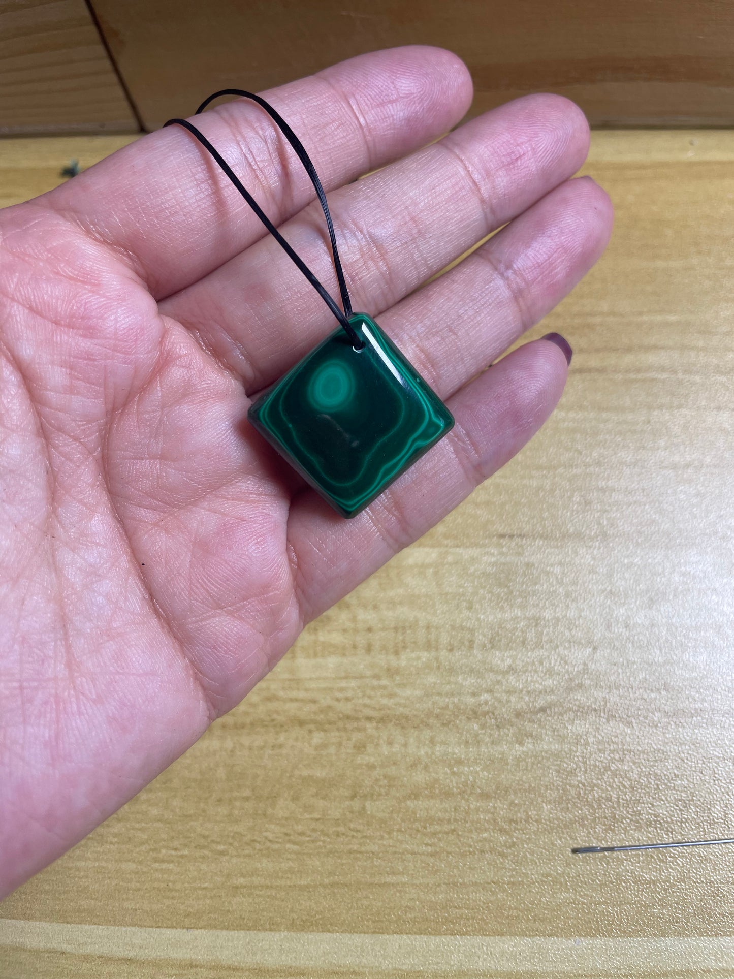 Malachite pendant