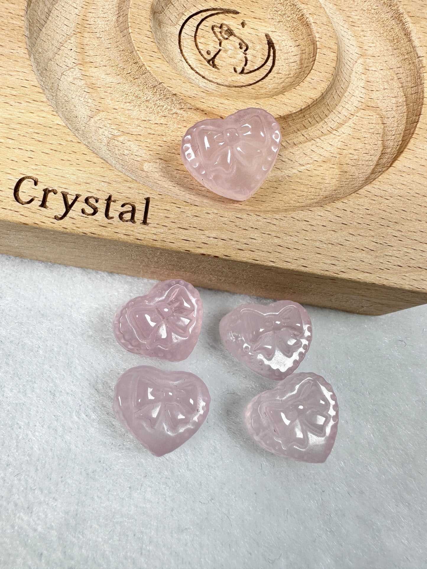 Rose Quartz Heart