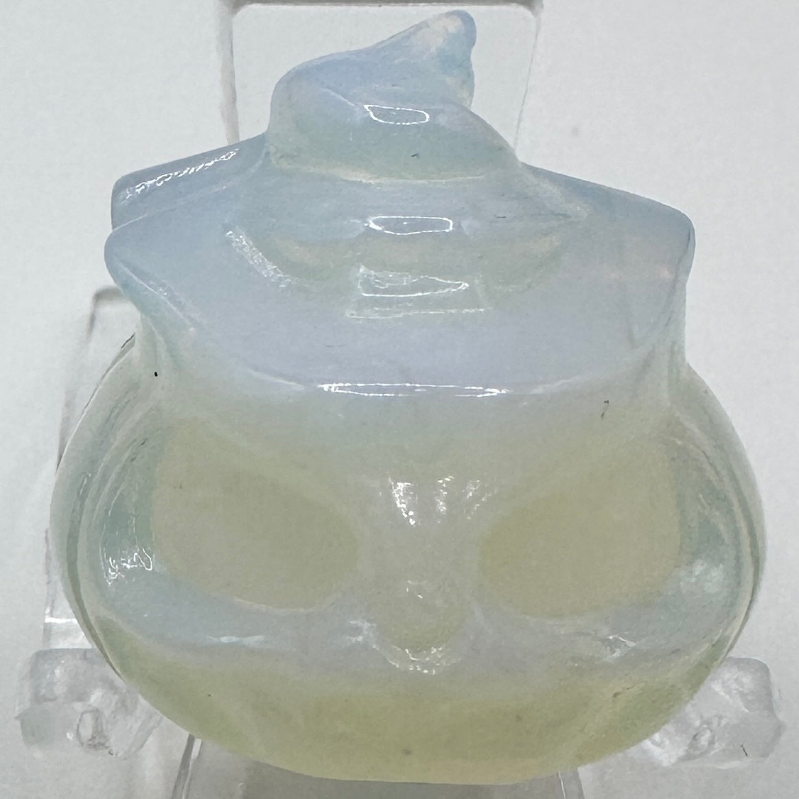 Pumpkin Skull Crystal Carving