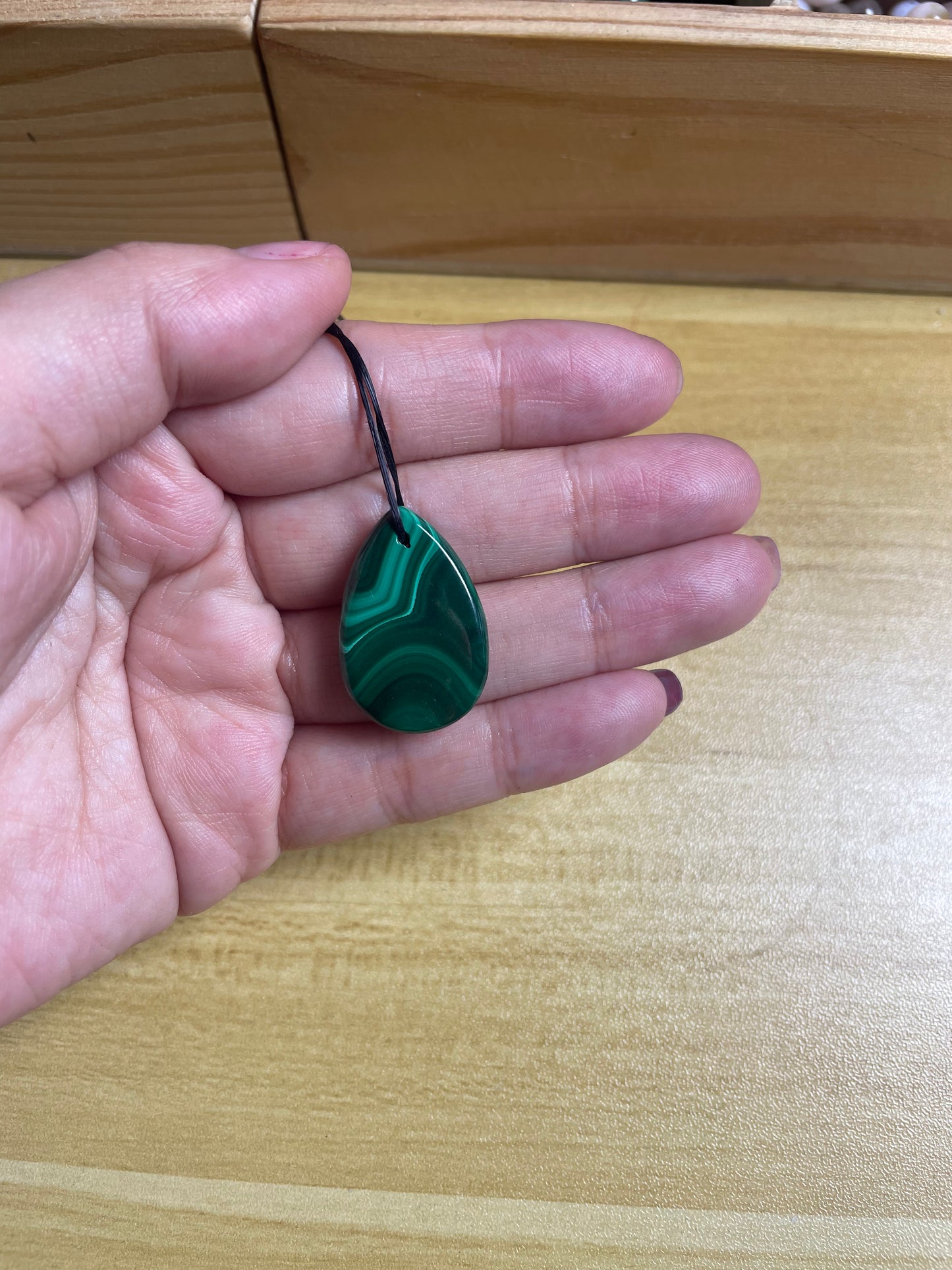 Malachite pendant