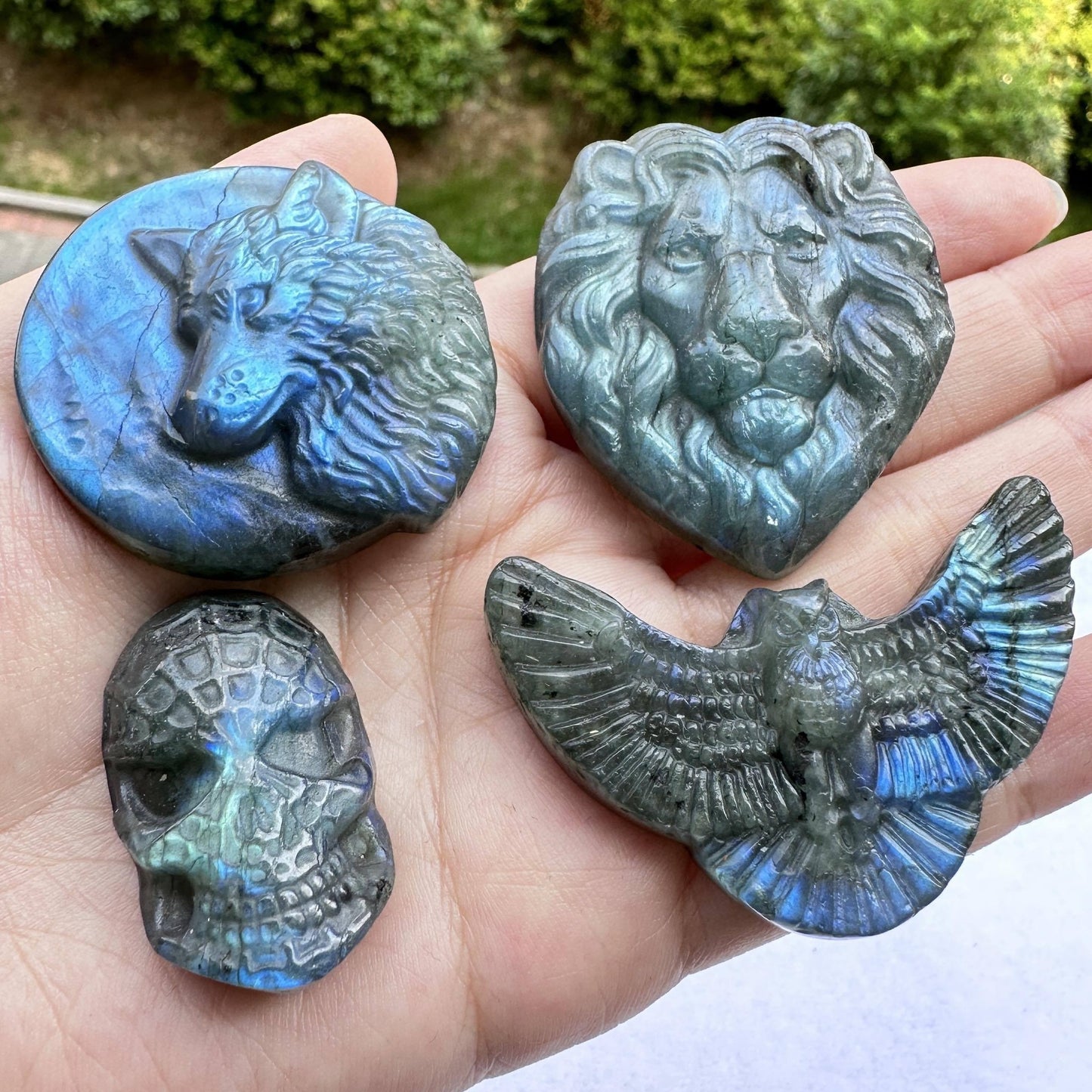 Natural Labradorite Carving